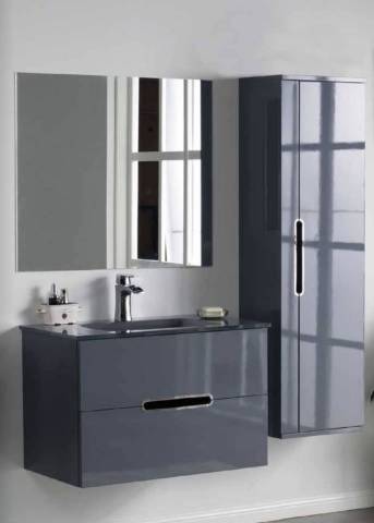 Meuble sous vasque ADRIA 100 cm bleu 