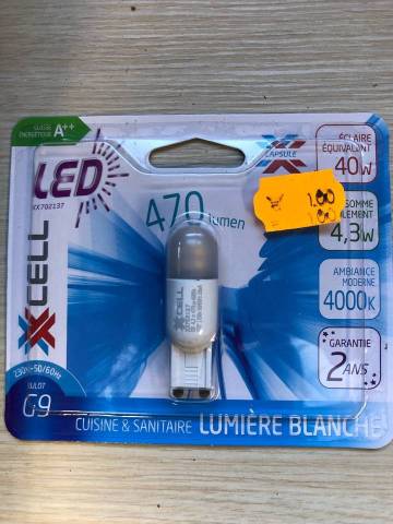 Ampoule LED G9 