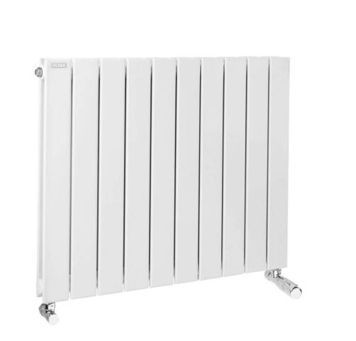 Radiateur FASSANE eau chaude horizontal double  lments verticaux 885 w blanc rf HXD 070 075