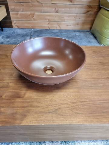 Vasque à poser ronde céramique COCOON 