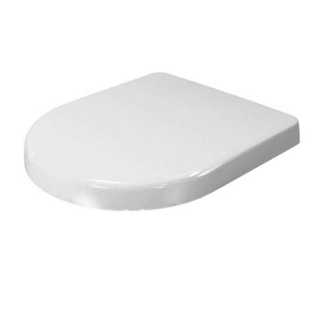 Abattant POLO thermoplastique, charnires plastiques, blanc