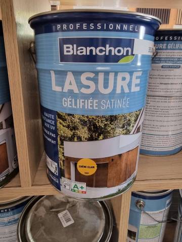 Lasure blanchon chne clair