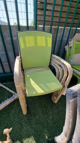 Fauteuil manhattan vert