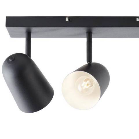 Plafonnier  lampes design Brilliant Ayr Noir Mtal