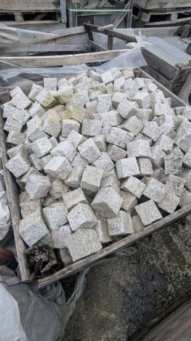 Lots pav granit gris 8x8 Palox complet 10m2