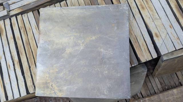 Dalles ardoise oxydes 30x30x2