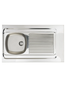 Evier  poser LAVELLI 1 cuve 1000 inox 18/10 nu