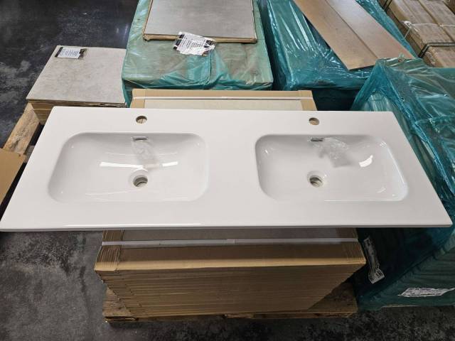 Double vasque cramique GRECO 120D