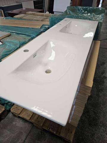 Double vasque cramique GAR 140