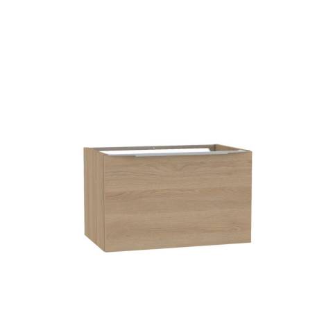 Meuble sous vasque Alterna Plnitude longueur 60cm 1 tiroir profondeur 38cm Chne clair