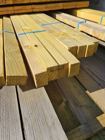 Liteaux brutes 45x30x6000 mm