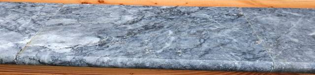 Margelle Bluestone - 1 bord arrondi