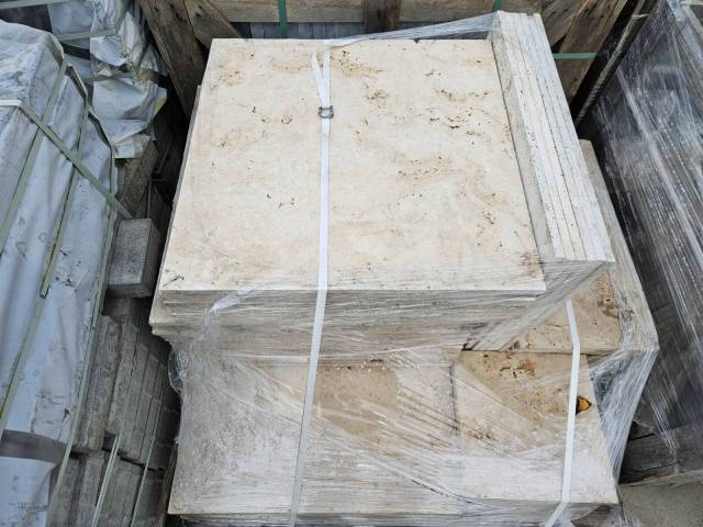 Dallage/carrelage travertin Mix Light 