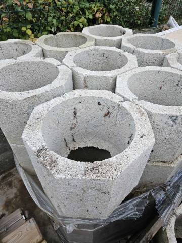 Bloc poteau pilier en béton 34x34