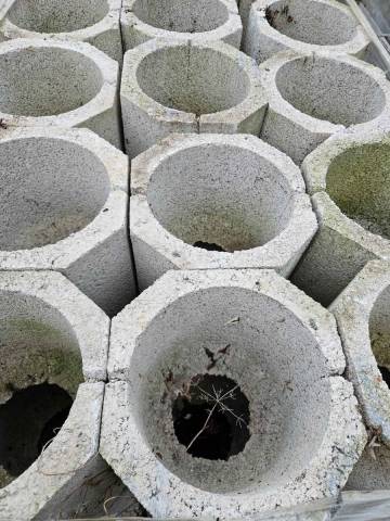 Bloc poteau pilier en bton 24x24