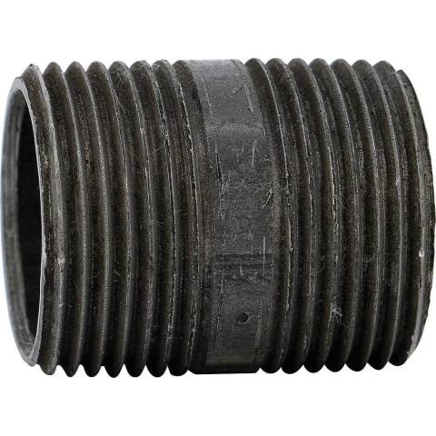 Mamelon 530 tube soud filetage conique longueur 200mm noir D50x60 rf.530N20050