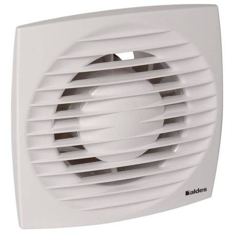 Extracteur ponctuel DESIGN  100 mm H, Marche/Arrt dtection d'humidit minuterie rglable. Pour salle de bain, buanderie, WC Rf. 11022302