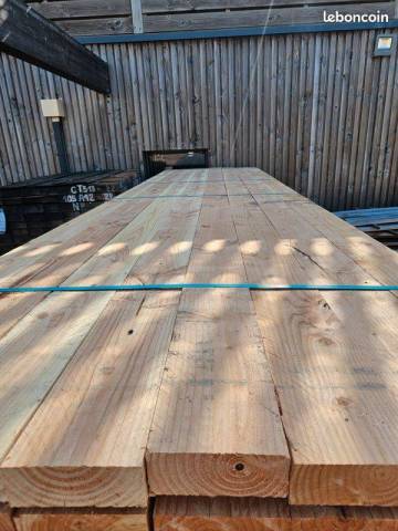 Madrier/chevron brut douglas naturel 50x130 mm