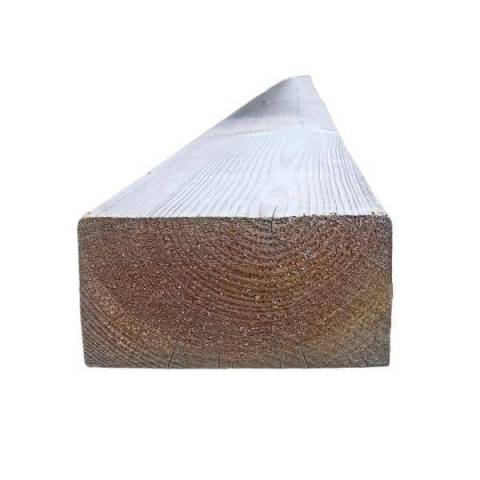 Poteau brut 95 x 195 Pin trait� vert 