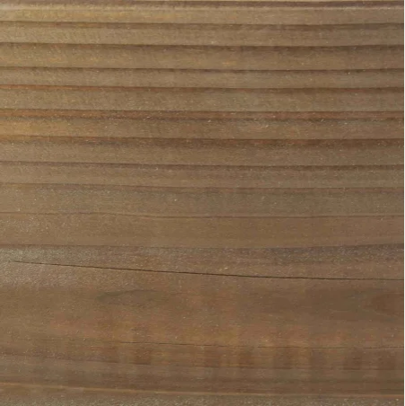 Planche Bois Rabot� Douglas color�e marron, 
