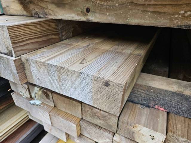 Poutre Bois Lamell�-coll� Epic�a marron