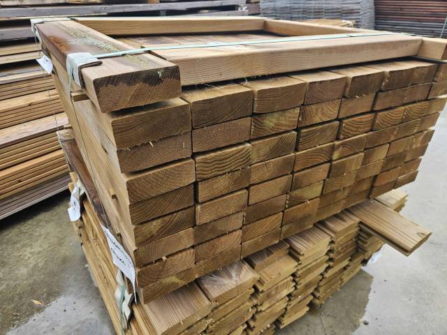 Chevron rabot� usin� 45x120 mm
