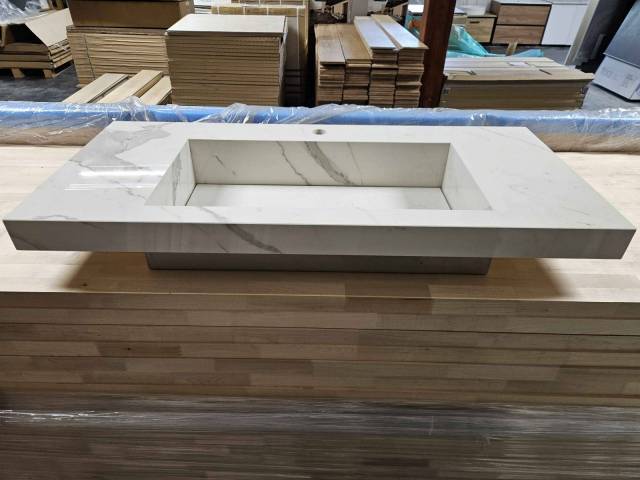 Plan � suspendre en c�ramique Marbre 100 cm