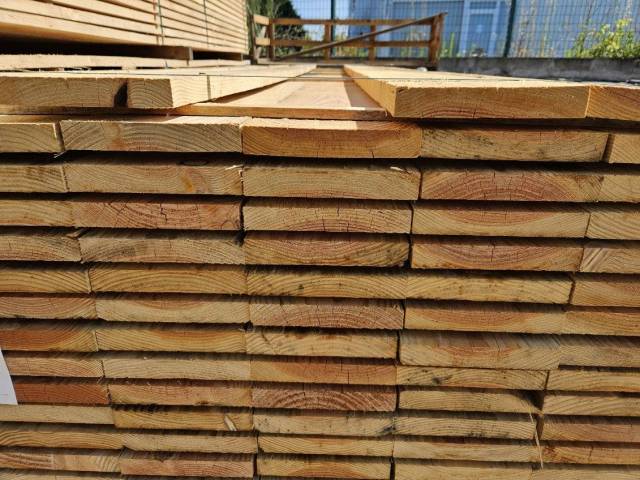 Volige bois brut Douglas naturel 18x150 mm