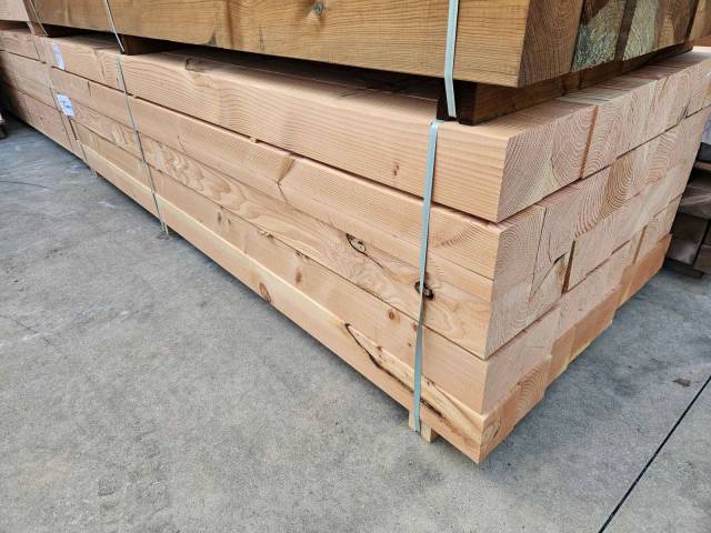 Poteaux douglas naturel rabot�